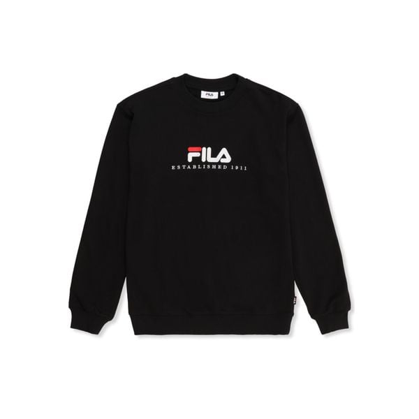 Bluza Fila Valsera Regular Logo. Czarne bluzy sportowe damskie Fila, xl, bez wzorów, z dresówki, bez ramiączek, bez kaptura. Za 255.50 zł.