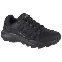 Buty trekkingowe męskie Skechers Relaxed Fit Equalizer 50 Trail Solix. Czarne buty trekkingowe męskie Skechers, z materiału, bez zapięcia. Za 399.99 zł.