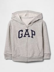 GAP Bluza w kolorze szarym rozmiar: 74/80. Szare bluzy i bluzki niemowlęce GAP, z aplikacjami, z jeansu, bez ramiączek, bez kaptura. Za 56.93 zł.