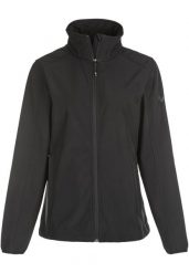 Softshell damski Whistler Breezy W-PRO 8000. Czarne kurtki softshell damskie WHISTLER, bez wzorów, z elastanu, bez kaptura. Za 141.99 zł.