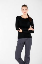 Alize - damska koszulka termoaktywna 100% merino (195 g/m²). Zielone bielizna termoaktywna damska WOOLONA, l, bez wzorów, z materiału. Za 297.00 zł.