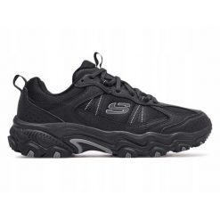 Buty trekkingowe męskie SKECHERS STAMINA AT - UPPER STITCH. Czarne buty trekkingowe męskie Skechers, bez zapięcia. Za 279.00 zł.