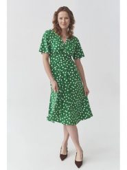 TATUUM Sukienka "Naela" w kolorze zielonym rozmiar: 44. Zielone sukienki damskie Tatuum, bez wzorów, z wiskozy, bez kołnierzyka, bez ramiączek, midi. Za 221.67 zł.