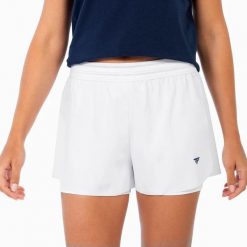 Damskie spodenki tenisowe Tecnifibre Team Stretch Short. Białe szorty damskie TECNIFIBRE, bez wzorów, sportowe. Za 199.99 zł.