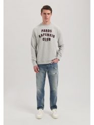DSTREZZED Bluza w kolorze jasnoszarym rozmiar: XL. Szare bluzy bez kaptura męskie DSTREZZED, xl, z bawełny. Za 188.85 zł.