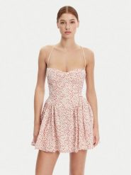 BARDOT Sukienka koktajlowa 59827DB Kolorowy Regular Fit. Sukienki damskie BARDOT, bez wzorów, z syntetyku, wizytowe, bez kołnierzyka, bez ramiączek. Za 489.99 zł.
