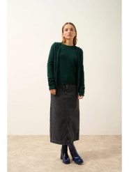 Just Cashmere Kaszmirowy kardigan "Debbie" w kolorze ciemnozielonym rozmiar: M. Zielone kardigany damskie Just Cashmere, m, bez wzorów, z kaszmiru. Za 413.99 zł.