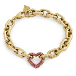 Bransoletka Guess. Żółte bransoletki damskie Guess, złote. Za 179.99 zł.