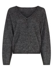 MOSS COPENHAGEN Kardigan "Milania" w kolorze szarym rozmiar: M/L. Szare kardigany damskie MOSS COPENHAGEN, l, bez wzorów. Za 208.99 zł.