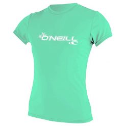 Koszulka damska O'Neill wetsuits Basic Skins. Niebieskie t-shirty damskie O'neill, s, bez wzorów, z materiału, bez kołnierzyka. Za 233.50 zł.