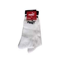 Puma Skarpety 2-Pack 93899201. Białe skarpetki damskie Puma, bez wzorów. Za 36.99 zł.