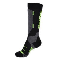 Skarpety narciarskie Blizzard Wool Sport Ski Merino black/green. Czarne skarpetki damskie BLIZZARD, bez wzorów. Za 59.99 zł.