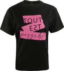 T-shirt damski The People Rep. Minerva czarny 2XL. Czarne t-shirty damskie Givova, s, bez wzorów, z bawełny, bez kołnierzyka. Za 122.99 zł.