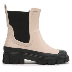 Sztyblety ONLY Shoes. Brązowe botki damskie ONLY Shoes, bez obcasa, na płaskiej podeszwie, bez zapięcia. Za 219.99 zł.