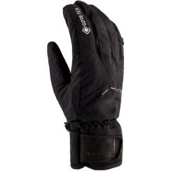 Rękawiczki multifunkcyjne dla dorosłych Viking Skeiron Gore-Tex. Czarne rękawiczki damskie VIKING, na zimę, bez wzorów, z gore-texu. Za 269.90 zł.