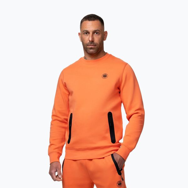 Bluza męska Pitbull Dogwood Crewneck Sweatshirt. Brązowe bluzy bez kaptura męskie PITBULL, bez wzorów, z bawełny, bez kołnierzyka, bez ramiączek. Za 229.99 zł.