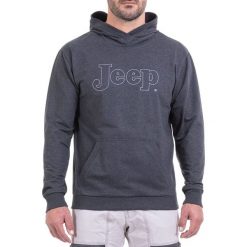 Bluza w kolorze ciemnoszarym. Szare bluzy z kapturem męskie Jeep, m. W wyprzedaży za 114.95 zł.