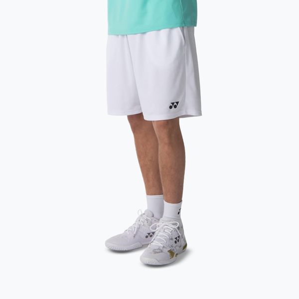 Spodenki tenisowe YONEX 15246 Practice. Białe szorty męskie YONEX, bez wzorów, z materiału, eleganckie. Za 169.99 zł.