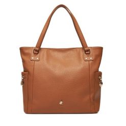 Torebka Beverly Hills Polo Club. Brązowe torebki klasyczne damskie Beverly Hills Polo Club, bez wzorów, bez dodatków. Za 249.99 zł.