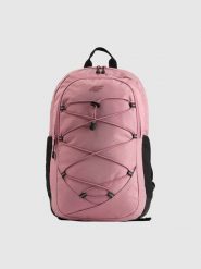 4F Plecak miejski (22 L) z kieszenią na laptop - różowy Uniwersalny. Czerwone plecaki damskie 4f, bez wzorów, z materiału, biznesowe. Za 169.99 zł.