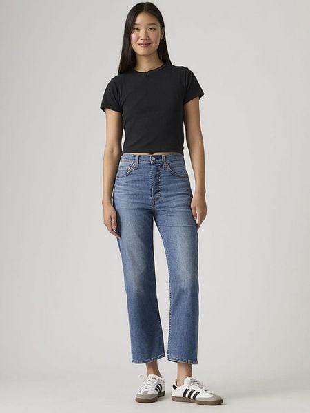 Levi's Dżinsy - Straight fit - w kolorze niebieskim rozmiar: W29/L27. Niebieskie jeansy damskie Levi's, z podwyższonym stanem. Za 229.95 zł.