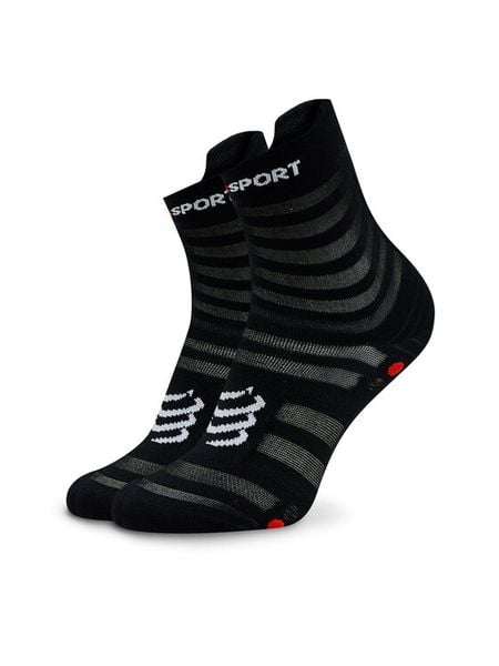 Compressport Skarpety długie Pro Racing Socks V4.0 Ultralight Run High XU00050B Czarny. Czarne skarpetki damskie Compressport, bez wzorów, z materiału. Za 79.99 zł.