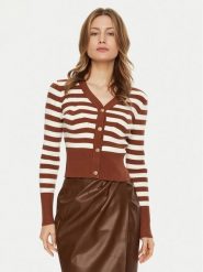 Fracomina Kardigan FS24WT8005K459N8 Brązowy Slim Fit. Brązowe kardigany damskie Fracomina, xs, bez wzorów, z syntetyku. Za 259.99 zł.