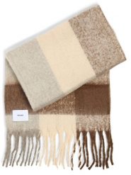 Nümph Szalik damski - NUDenja Kobiety brązowy|wielokolorowy|beżowy w kratkę, ONE SIZE. Brązowe szaliki i kominy damskie Nümph, bez wzorów, z syntetyku. Za 199.95 zł.