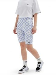 Vans Szorty kolarskie "Flying V" w kolorze lawendowo-białym rozmiar: XS. Białe szorty damskie Vans, bez wzorów, z podwyższonym stanem. Za 32.98 zł.