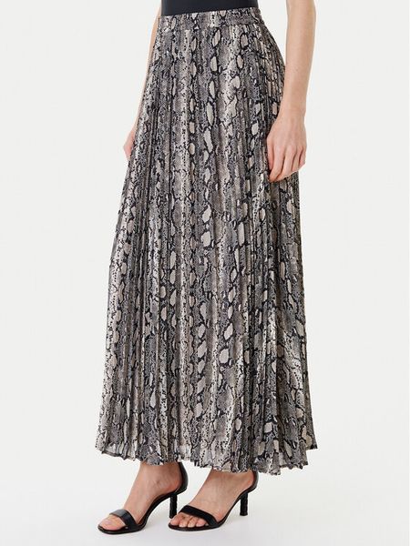 MICHAEL Michael Kors Spódnica plisowana MT570J5ABE Beżowy Regular Fit. Brązowe spódniczki damskie MICHAEL Michael Kors, m, bez wzorów, z syntetyku, plisowane. Za 569.99 zł.
