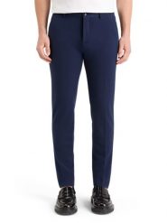 Scotch & Soda Spodnie chino w kolorze granatowym rozmiar: W32/L32. Niebieskie spodnie materiałowe męskie Scotch & Soda, bez wzorów. Za 166.88 zł.