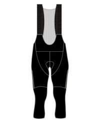 Męskie kolarskie legginsy Kilpi ARENAL-M. Czarne spodnie sportowe męskie Kilpi, z materiału. Za 238.50 zł.