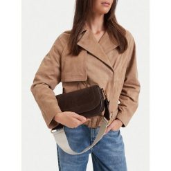 Torebka Badura. Brązowe torebki klasyczne damskie Badura, bez wzorów, bez dodatków. Za 329.99 zł.