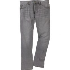Dżinsy Regular Fit Straight bonprix szary "used". Szare jeansy męskie bonprix. Za 54.99 zł.