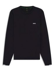 Hugo Boss Sweter w kolorze granatowym rozmiar: M. Niebieskie swetry męskie Hugo Boss, m, bez wzorów, z bawełny, bez kołnierzyka. Za 356.95 zł.