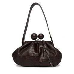 Torebka Weekend Max Mara. Brązowe listonoszki damskie Weekend Max Mara, bez wzorów, bez dodatków. Za 2,259.00 zł.