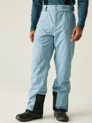 Dare 2b Spodnie narciarskie "Achieve II" w kolorze błękitnym rozmiar: XL. Niebieskie spodnie materiałowe męskie Dare 2b, bez wzorów. Za 252.94 zł.