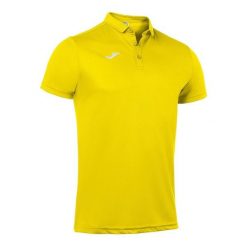 Koszulka polo do tenisa męska Joma Hobby. Żółte koszulki polo męskie Joma, l, bez wzorów, z materiału, bez ramiączek. W wyprzedaży za 111.75 zł.
