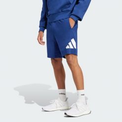 Szorty Essentials Big Logo Single Jersey. Białe szorty męskie Adidas, z jersey, na fitness i siłownię. Za 149.00 zł.