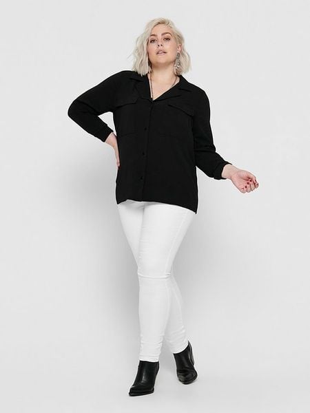 ONLY Carmakoma Dżinsy "Augusta" - Skinny fit - w kolorze białym rozmiar: 44/L30. Białe jeansy damskie Only Carmakoma. Za 56.79 zł.