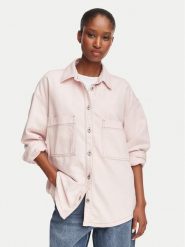 HUGO Kurtka jeansowa Garesa 50566763 Różowy jasny Regular Fit. Czerwone kurtki damskie Hugo, s, bez wzorów, z bawełny, bez kaptura. Za 639.99 zł.