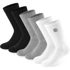 BRUBAKER skarpety sportowe 6 par unisex oddychające retro - Mix kolorów. Białe skarpetki damskie X2, bez wzorów. Za 122.99 zł.