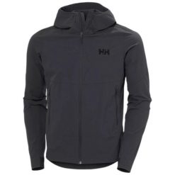 Kurtka wodoodporna z kapturem Helly Hansen Blaze. Brązowe kurtki męskie Helly Hansen, m, bez wzorów, z softshellu, z kapturem. Za 604.00 zł.