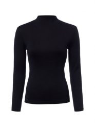 Marie Lund koszulka z długim rękawem Kobiety Bawełna (100%) czarny, XS. Czarne t-shirty damskie Marie Lund, xs, bez wzorów, z bawełny, bez kołnierzyka. Za 149.95 zł.