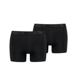 Puma Sportowe bokserki z mikrofibry, 2 sztuki w kolorze czarnym. Czarne bokserki męskie Puma, bez wzorów, z elastanu. Za 138.99 zł.
