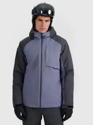 4F Kurtka narciarska w kolorze fioletowym rozmiar: M. Różowe kurtki narciarskie i snowboardowe damskie 4f, m, bez wzorów, bez kaptura, narciarskie. Za 232.23 zł.