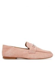 MICHAEL Michael Kors Mokasyny Lena Loafer 40S5LEFP1S Różowy. Czerwone mokasyny damskie MICHAEL Michael Kors, ze lnu. Za 439.99 zł.
