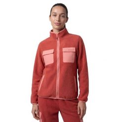 Damska trekkingowa kurtka polarowa Siroko Carezza-W Brick. Czerwone kurtki damskie SIROKO, na zimę, xs, bez wzorów, z polaru, bez kaptura. Za 280.00 zł.
