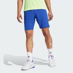 Szorty Tennis Ergo. Niebieskie szorty męskie Adidas, s, z elastanu, do biegania. Za 224.30 zł.