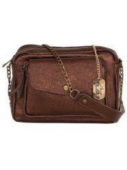 Anna Morellini Skórzana torebka "Agnesina" w kolorze brązowym - 26 x 19 x 7 cm rozmiar: onesize. Brązowe torebki klasyczne damskie Anna Morellini, bez wzorów, z materiału, bez dodatków. Za 217.99 zł.